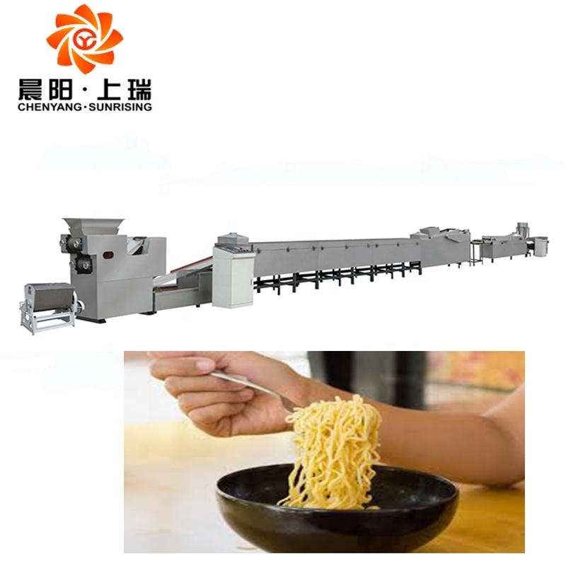 Automatic fried instant noodles processing making machine production line