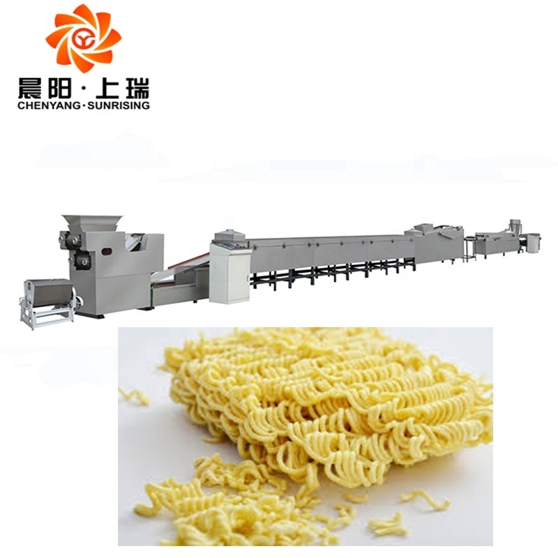 Automatic fried instant noodles processing making machine production line