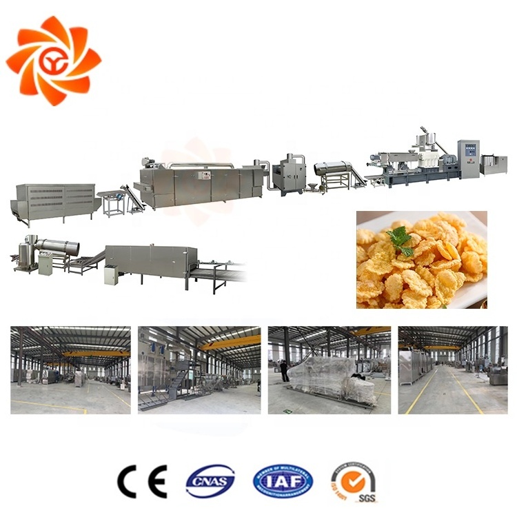 CE Cornflakes making machine /corn flakes Machinery/corn flakes processing line