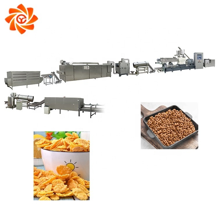 CE Cornflakes making machine /corn flakes Machinery/corn flakes processing line