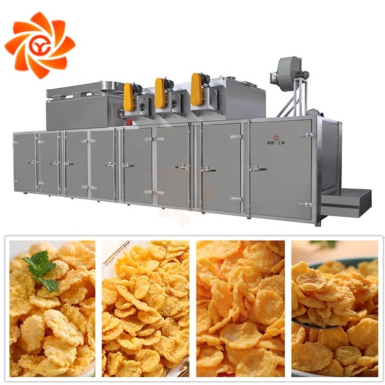 CE Cornflakes making machine /corn flakes Machinery/corn flakes processing line