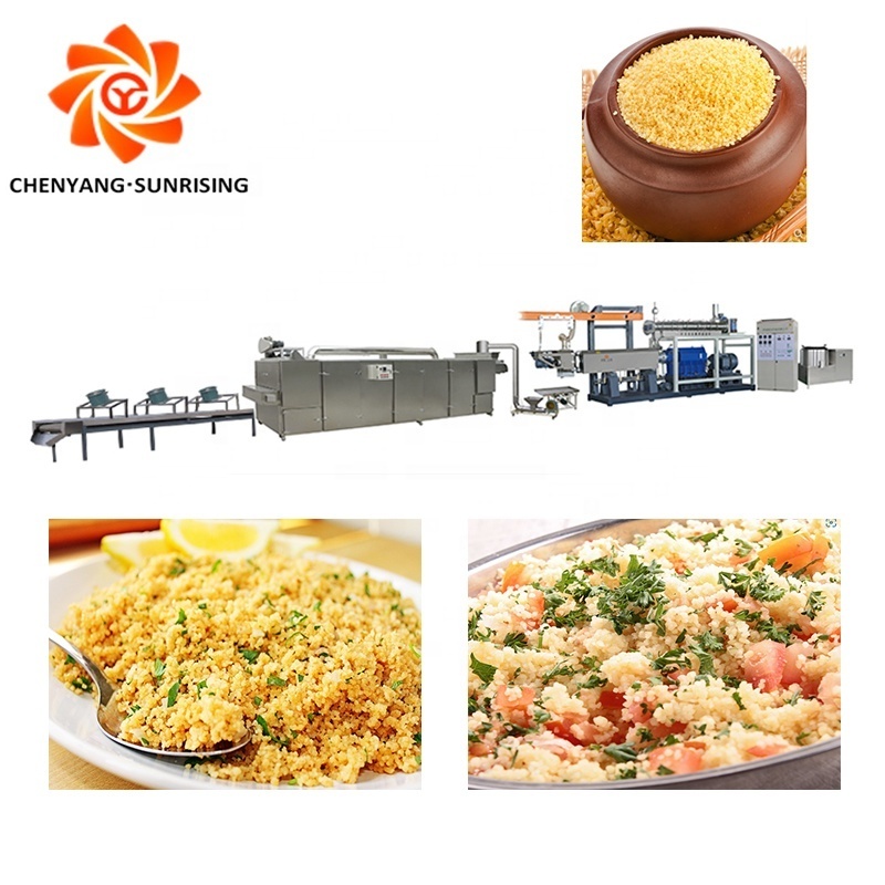 Stainless steel FRK fortified artificial rice automatic couscous making machine