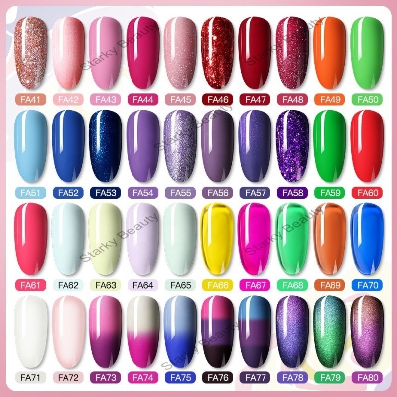 Professional high quality permanent nail polish popular color nail glue