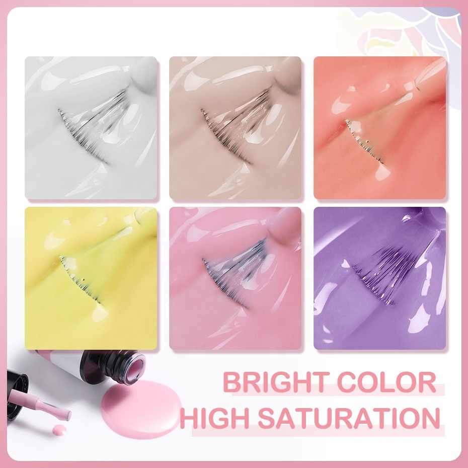 Professional high quality permanent nail polish popular color nail glue