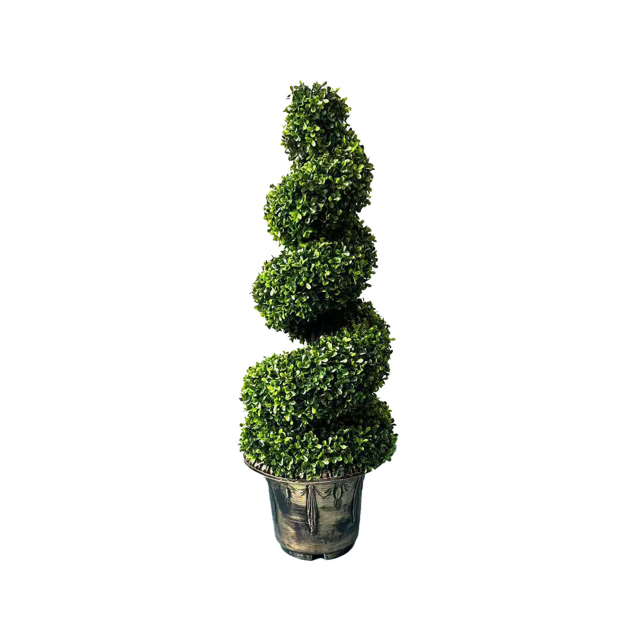 Wholesale Cypress Milan Grass Ball Home Garden Decoration Plastic Faux Bonsai Artificial Cedar Topiary Potted Plant Trees