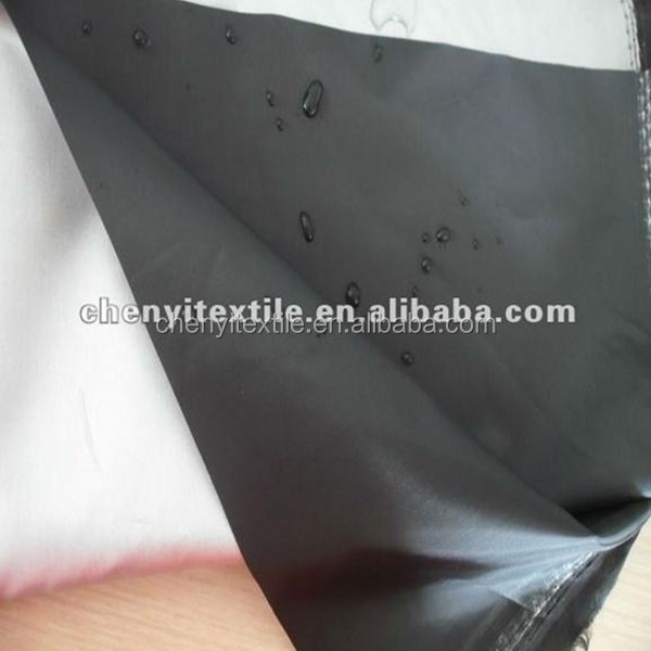 190t waterproof silver coated umbrella fabric