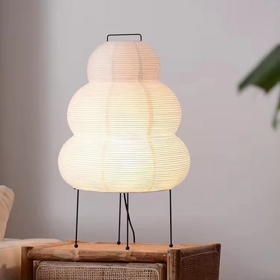 Wholesale Rice Paper Lantern Decorative Desk Lamp For Living Room Bedroom Indoor Japanese Style Creative Atmosphere Floor Light