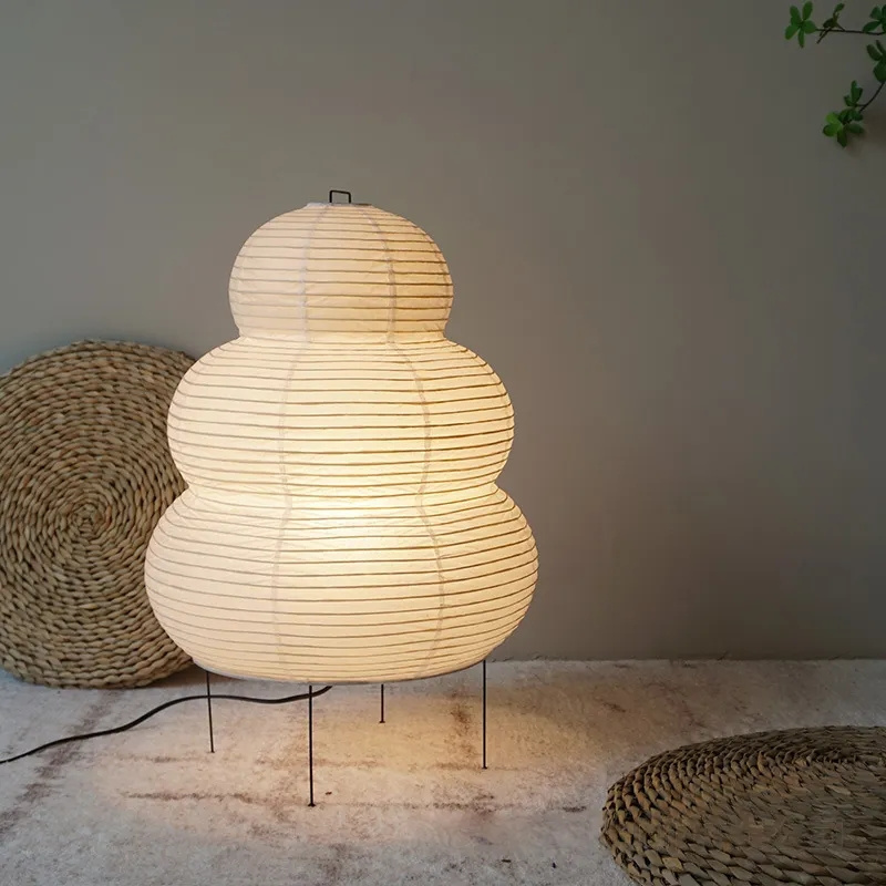 Wholesale Rice Paper Lantern Decorative Desk Lamp For Living Room Bedroom Indoor Japanese Style Creative Atmosphere Floor Light