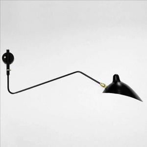 Wholesale Post Modern  Adjustable Long Arm Wall Lamp For Hotel Shop Cafe Nordic Luxury Designer Rotating Sconce Wall Light