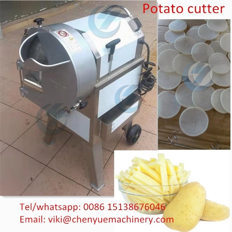 Commercial fruit and vegetable cutter electric carrot slicer potato chopper banana chips slicing cabbage cutting machine