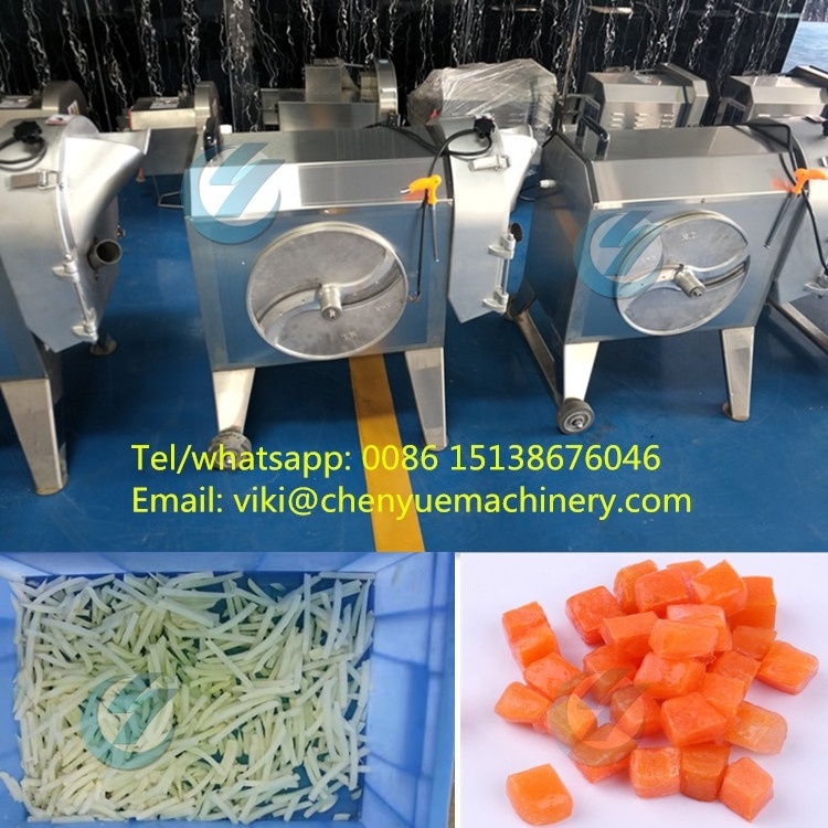 Commercial fruit and vegetable cutter electric carrot slicer potato chopper banana chips slicing cabbage cutting machine