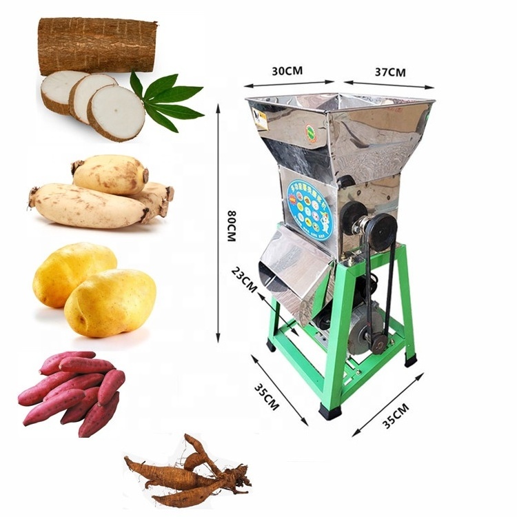 Large capacity sweet potato grating machine mashed cassava machinery