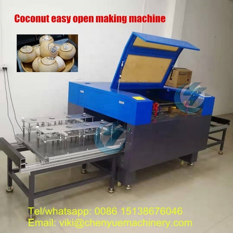 Logo engraving polished coconut shell cutting machine for sale price