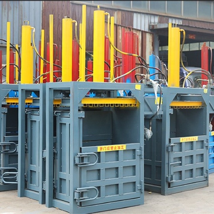 Factory supply waste compactor exporthydraulic baling press machine cardboard baling press