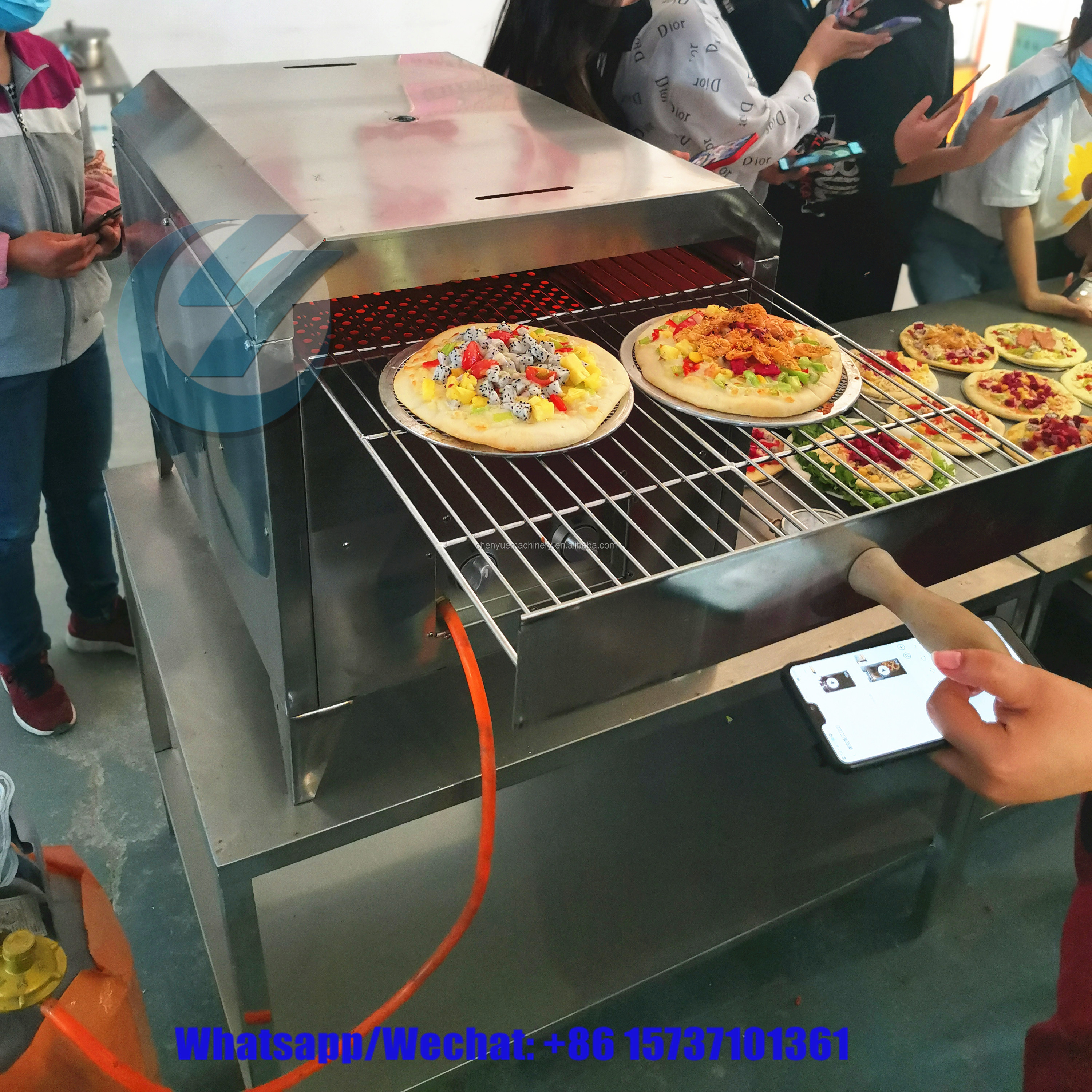 Small commercial corn tortilla cooker roti grill machine naan bread baking oven manufacture for sale