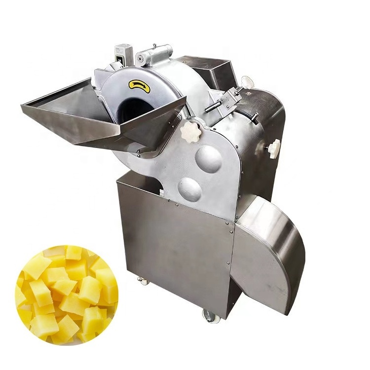 Commercial Vegetable Fruit Aloe Mango Vera Cube Cutting Machine Carrot Pineapple Dicing Machine Onion Potato Cutter Dicer