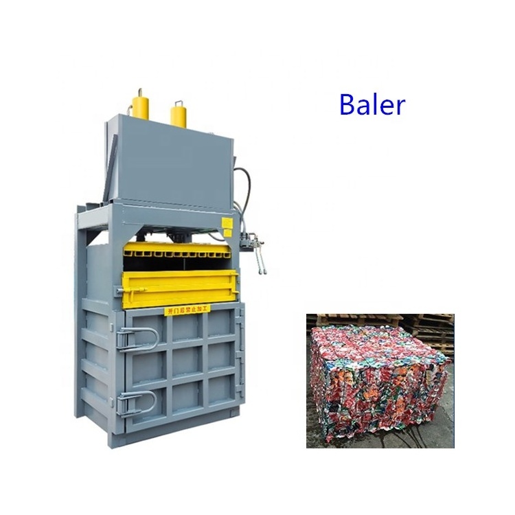 Hot sale vertical baling wool press cotton second-hand clothes compress baler machine