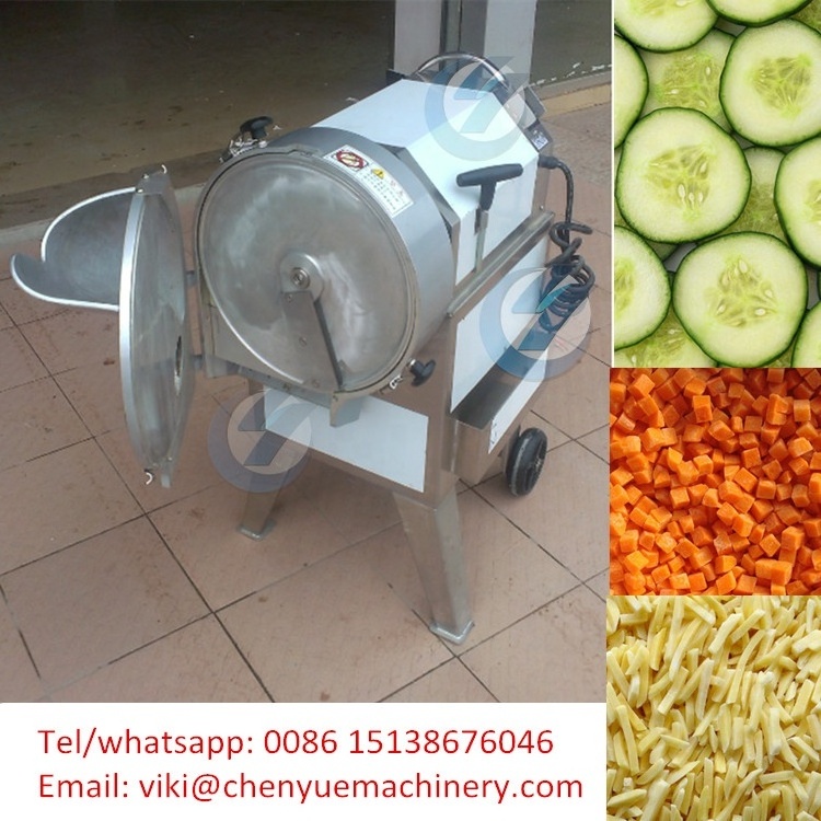 Commercial fruit and vegetable cutter electric carrot slicer potato chopper banana chips slicing cabbage cutting machine