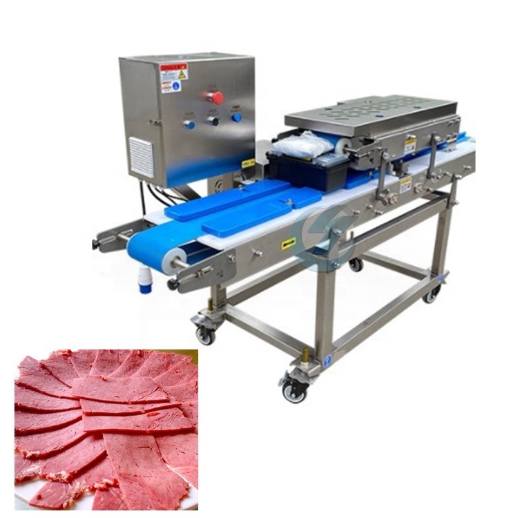 Automatic Horizontal Chicken Breast Slicing Machine /Meat Slicer/Salmon Cutting Machine