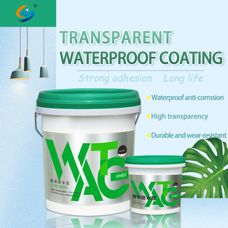 one component transparent waterproof tiles glue for roof Toilet base wall Window