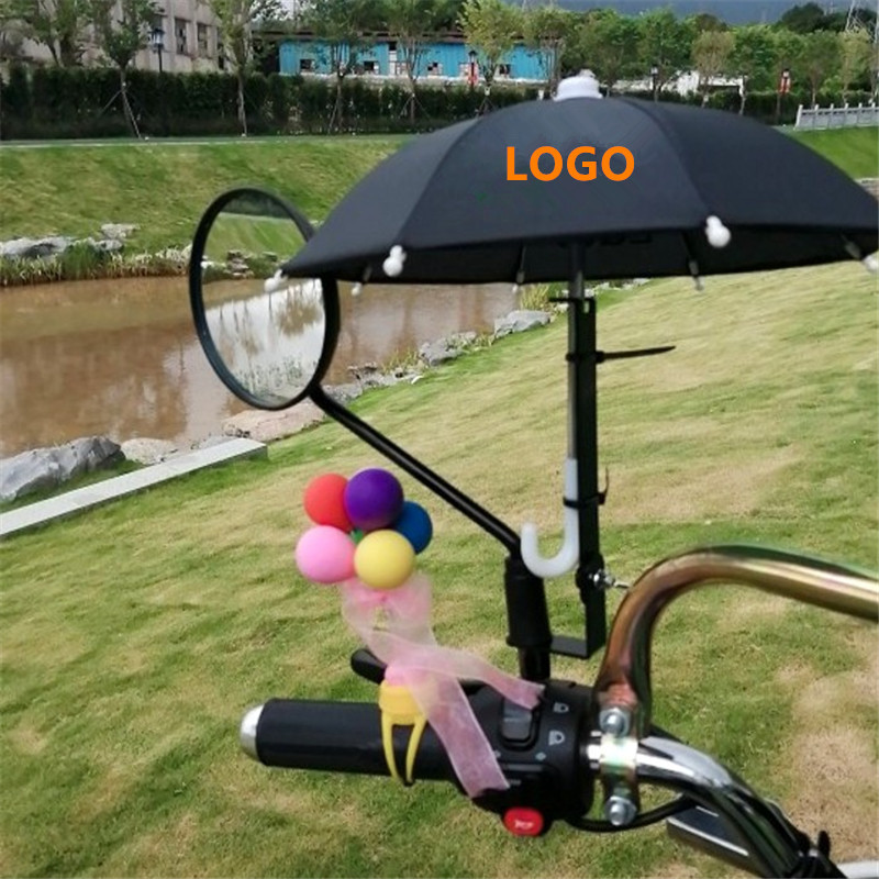 Mountain Bike Phone Holder Racing Bicycle Phone Stand UV Protection Umbrella Clip Mount for Phone