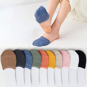 Summer Toeclose Girls Half Toe Socks For Women High Heeled Shoes Half Soles Non-slip Front Half Invisible Foot Socks Ladies