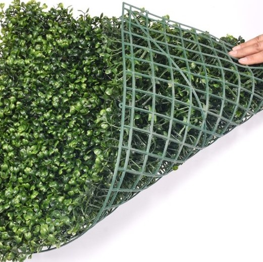 Plastic Greenery Plant Green Grass Wall Panel Artificial