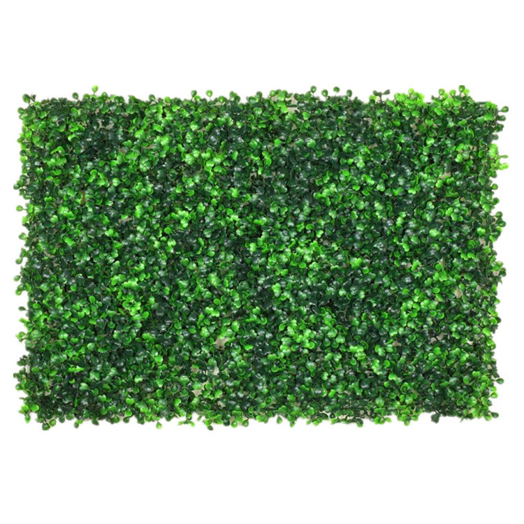 Plastic Greenery Plant Green Grass Wall Panel Artificial