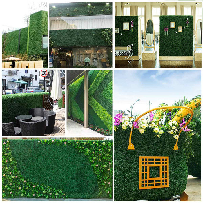 Synthetic Green Plant Home Garden Artificial Grass Wall decoration