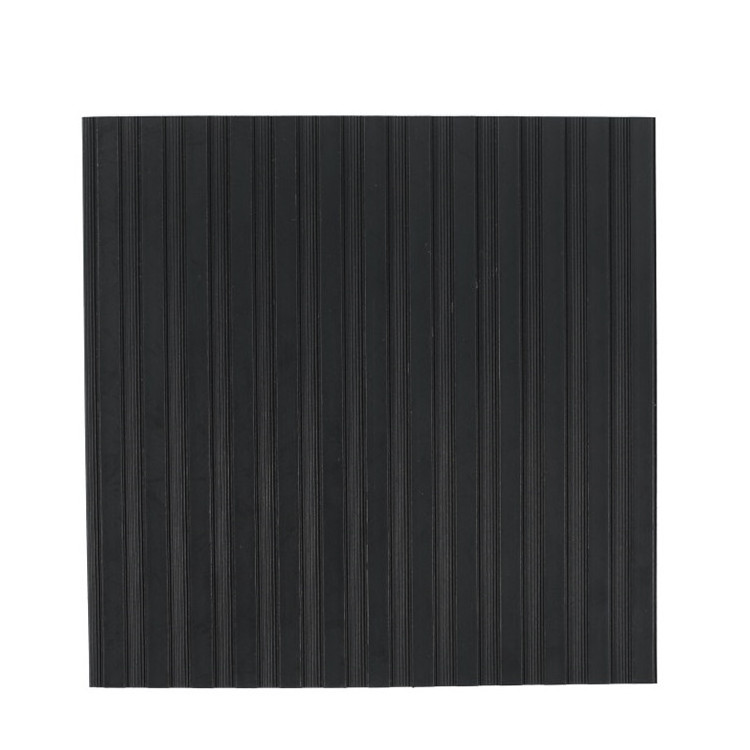 Cheapest Anti-Slip Corrugated Floor Mat Ribbed Rubber Sheet