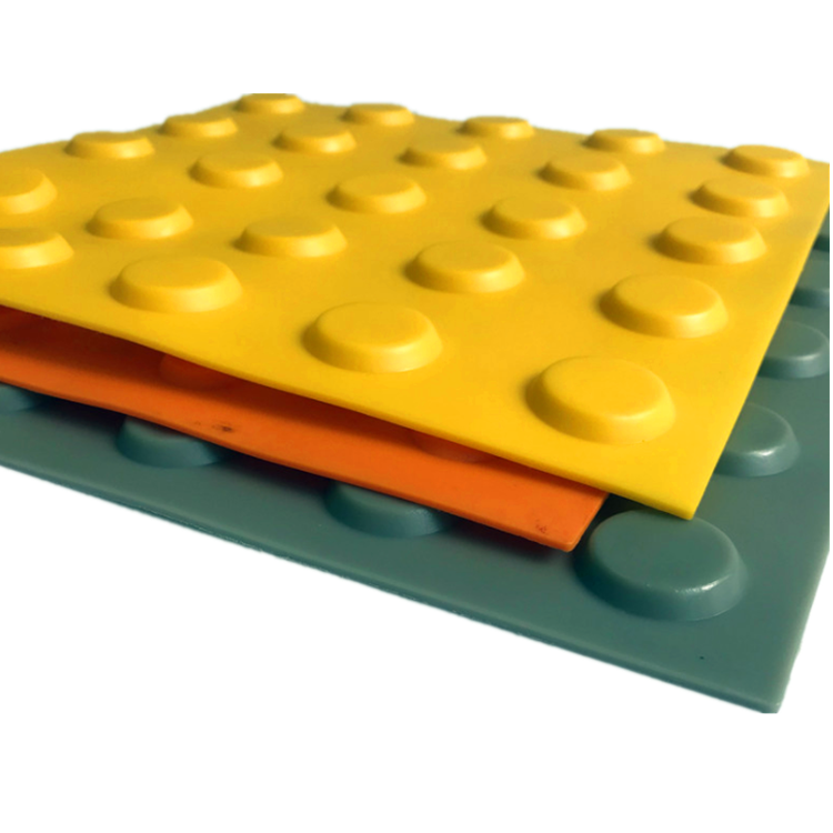 Outdoor Warning Anti Slip Blind Tactile Bricks paving tiles For Footpat