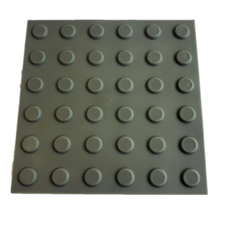 Tactile Indicator Stainless Steel Blind Tactile Rubber Tiles