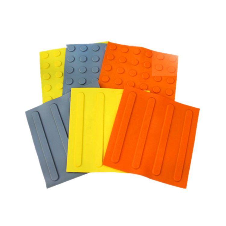 Tactile Indicator Stainless Steel Blind Tactile Rubber Tiles