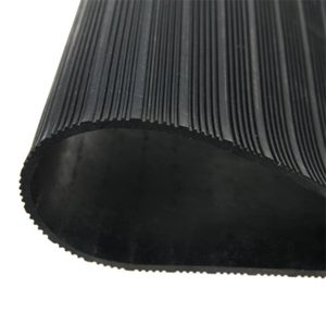 Cheapest Anti-Slip Corrugated Floor Mat Ribbed Rubber Sheet