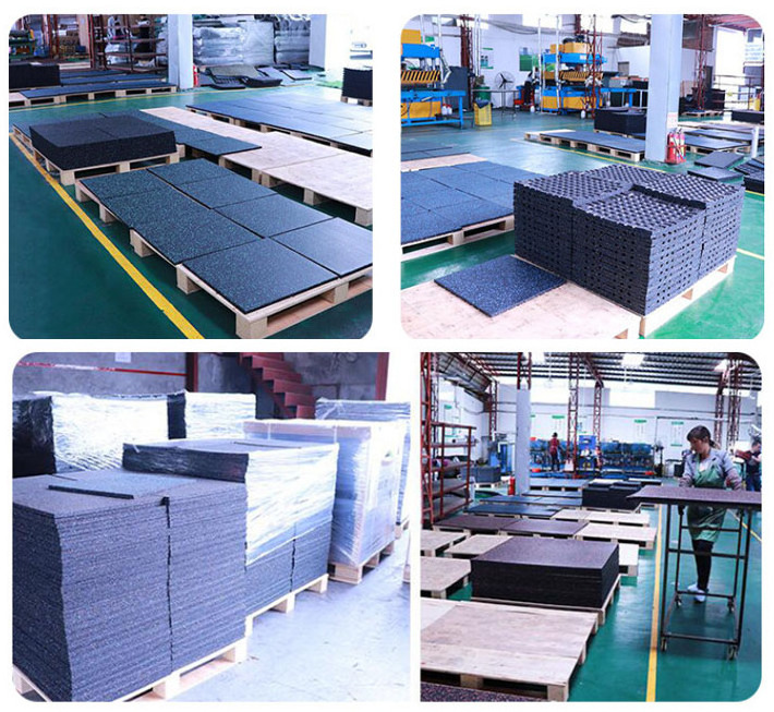 High Quality 15mm~50mm EPDM Rubber GYM Flooring Rubber Tiles for Floor