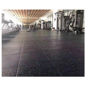 Shock Absorption GYM Rubber Tiles Flooring Mat Rubber Floor