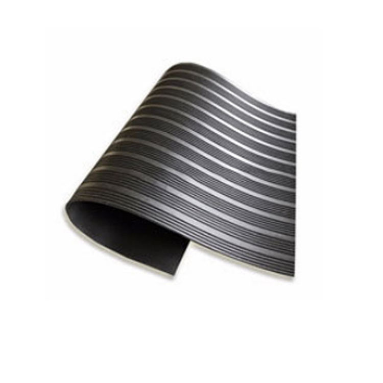 Cheapest Anti-Slip Corrugated Floor Mat Ribbed Rubber Sheet