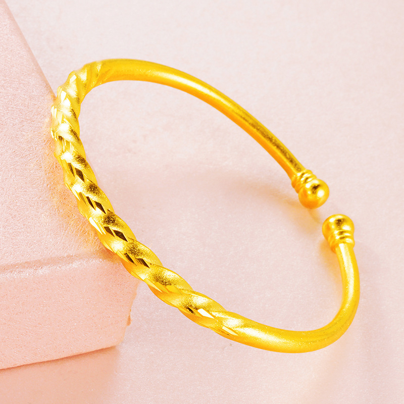 Wholesale Gold Jewelry Bracelet Vietnam Sand Gold Bracelet Push Pull Japanese Korean Wedding Jewelry Women