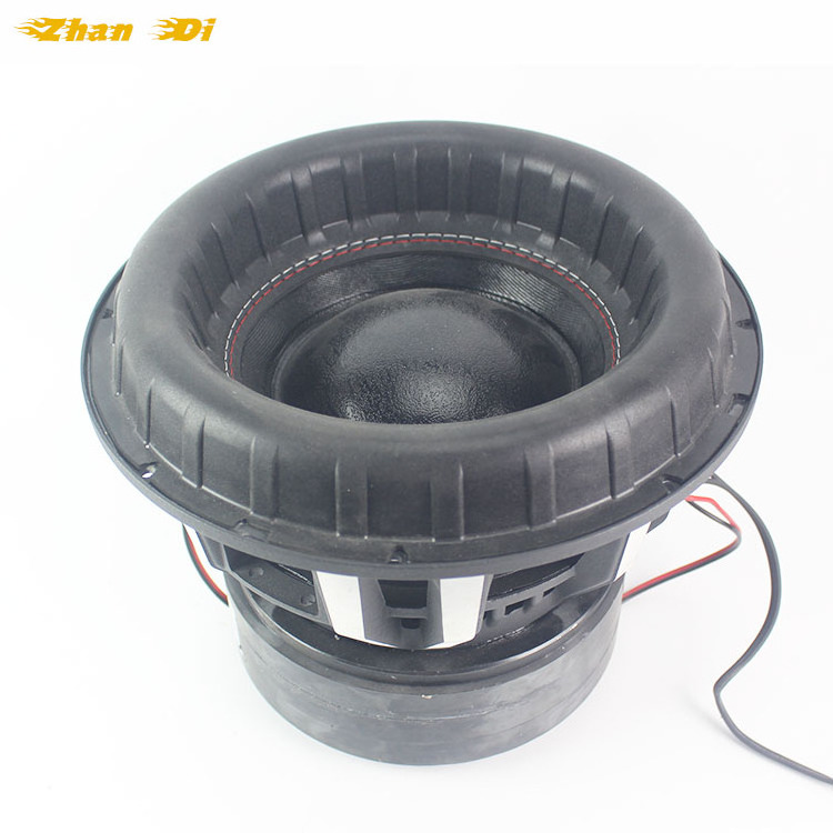 OEM 1 Ohm RMS 3000W 12 Inch Car Subwoofers Speakers 6000W Max Power Dual Coils 12V Aluminum Factory Direct Basic Car Audio Use