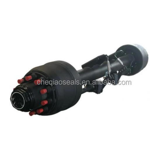 Wholesale Trailer Parts Stub Axle With Wheel For Sale Semi Trailer Trade Axle Parts 13t 16t For Trailer Parts