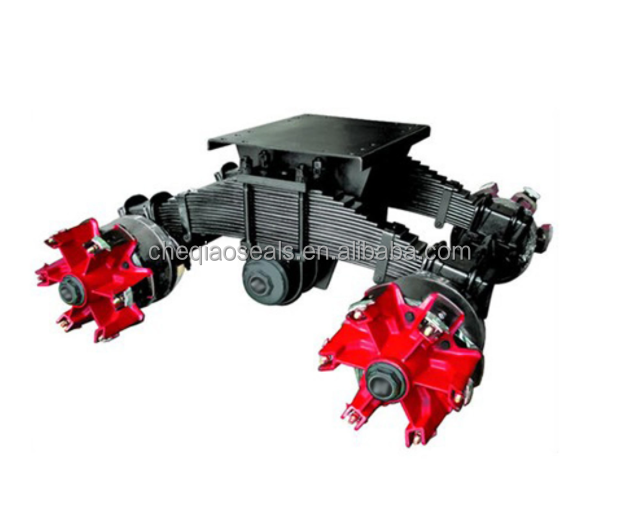 China Factory Wholesale 24T 28T 32T Trailer Bogie Suspension semi truck parts  for bpw axles Truck Suspensions