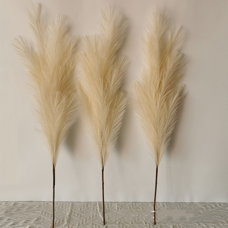 CHERMY Wholesale Home Wedding Hotel Shop Decorative Large Reed Branch Artificial Faux Pampas Grass