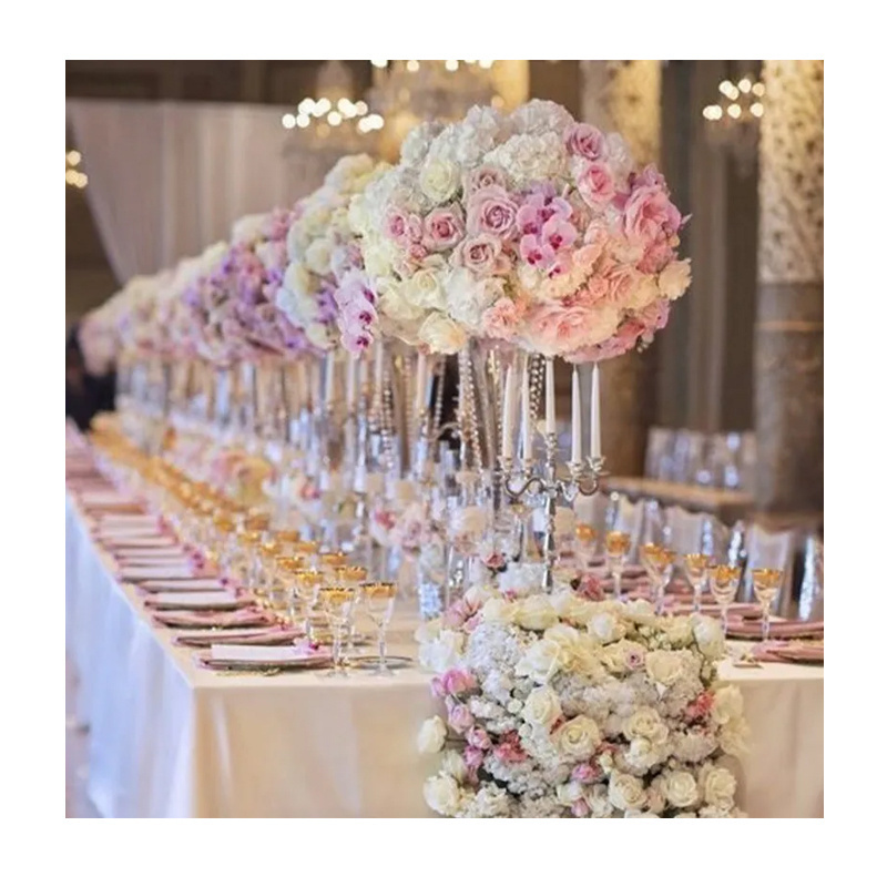 Custom High Quality Wedding Centerpiece Flower Ball For Table Decoration