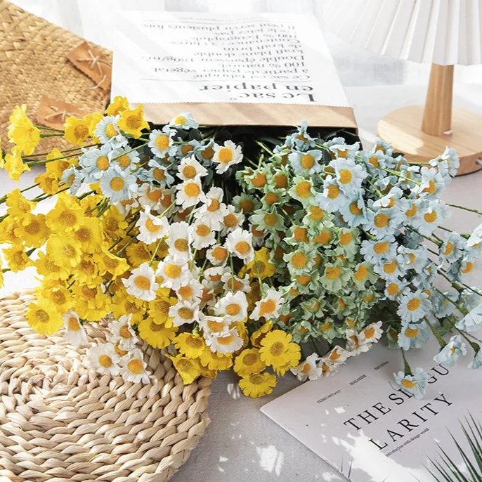 CM-TH680 Florist Wholesale Artificial Flower PE White Daisy For Home Wedding Decor