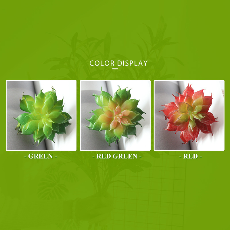 FREE SAMPLE Eco-friendly Mini Simulated Succulent Plants Unpotted Artificial Lotus Plants