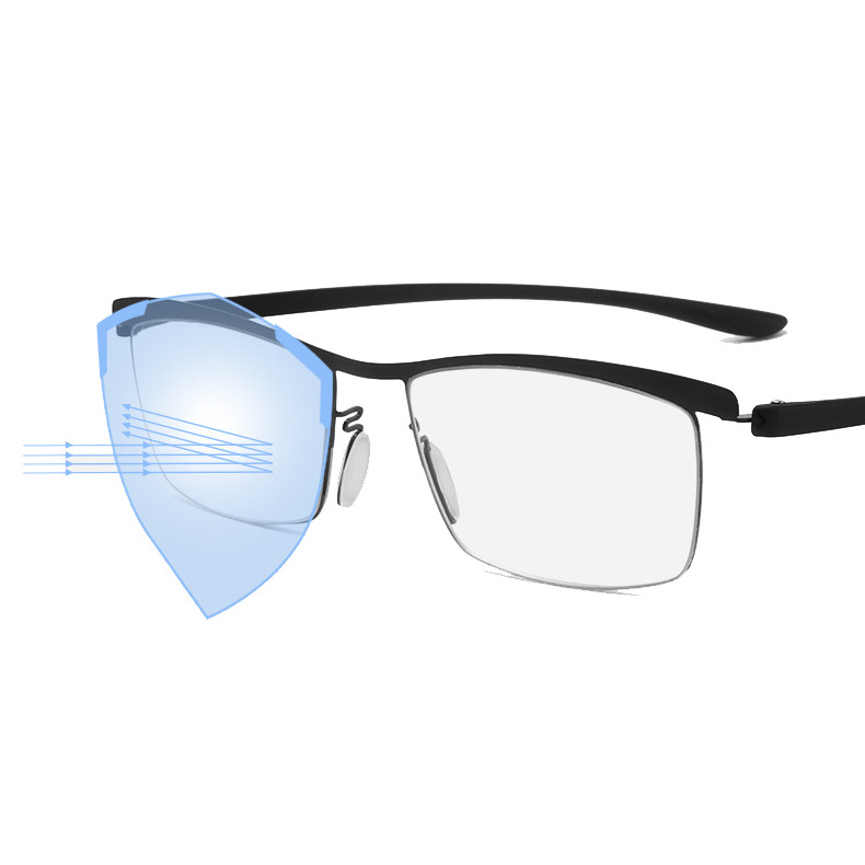 Photochromic Reading Glasses Progressive Lens Adjustable Quality Anti Blue Reading Glasses 2024