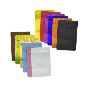 Custom Zipper Packaging Bag Food Grade Pouch 250g 500g 100g Foil Lined Plastic Food Packing Leaf Herbal Tea Bags