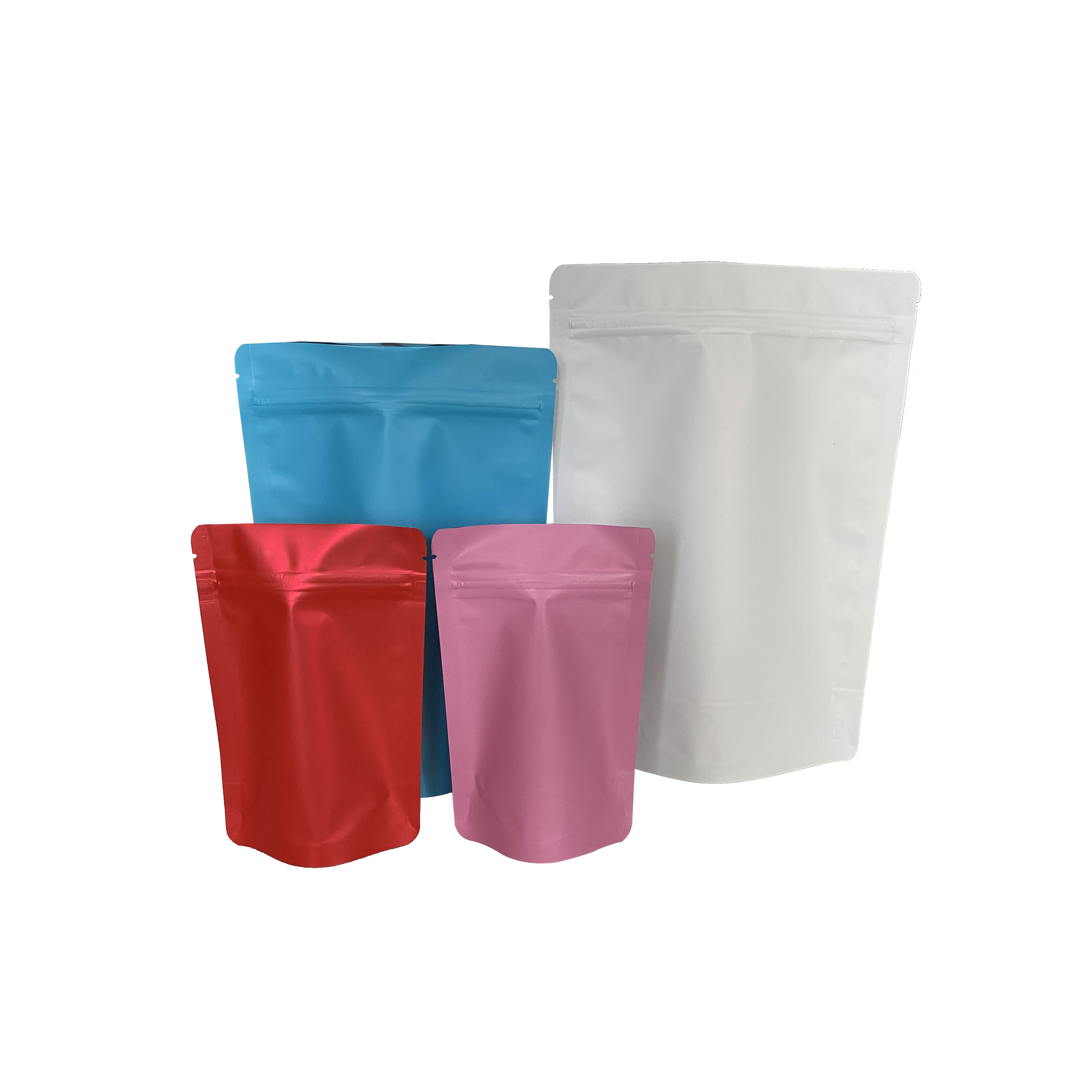 Custom Zipper Packaging Bag Food Grade Pouch 250g 500g 100g Foil Lined Plastic Food Packing Leaf Herbal Tea Bags