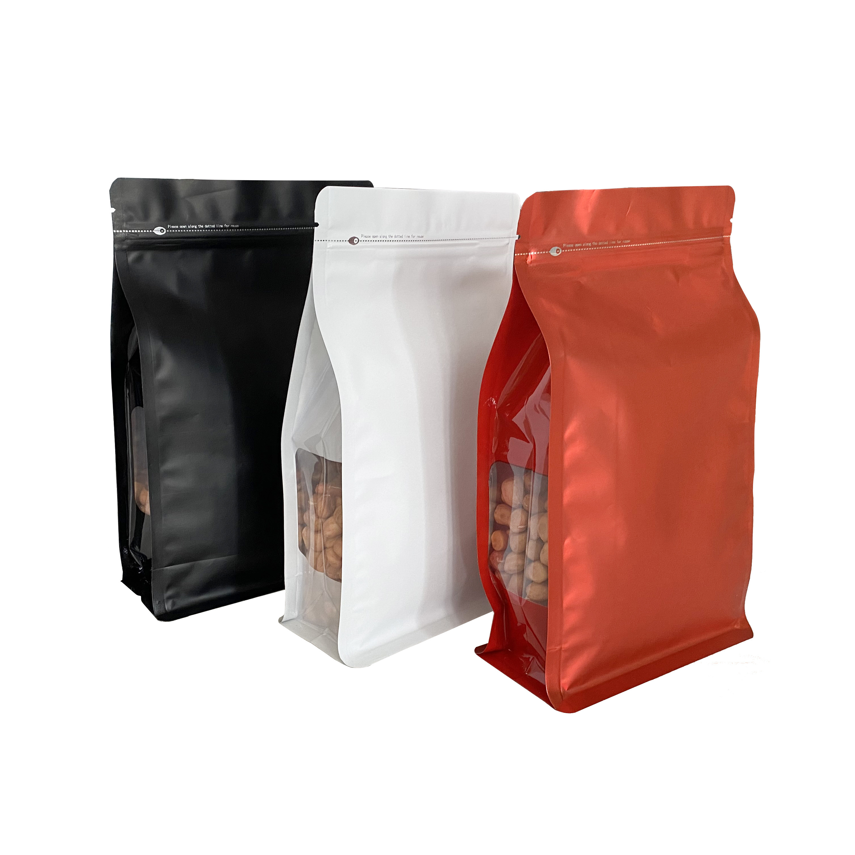 Custom Zipper Packaging Bag Food Grade Pouch 250g 500g 100g Foil Lined Plastic Food Packing Leaf Herbal Tea Bags