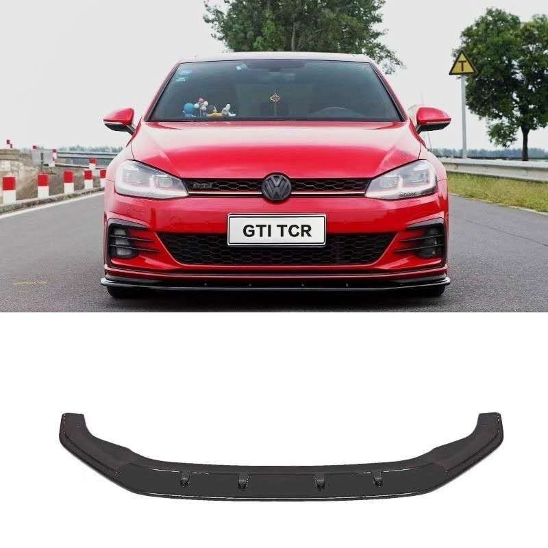 For 2017 2019 Volkswagen Golf7.5  MK7.5  GTI Front Bumper Bodykit Real Carbon Fiber TCR style Front lip  bumper lower lip  GTI